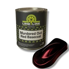 LiME LiNE Murdered-Out Red Shadow Line Basecoat Metallic Paint - 1 Pint