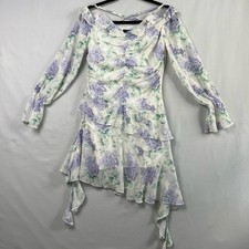 Fairy Dress Dazy Womens Medium Floral Ruffled Tiered Cottage Core Feminine