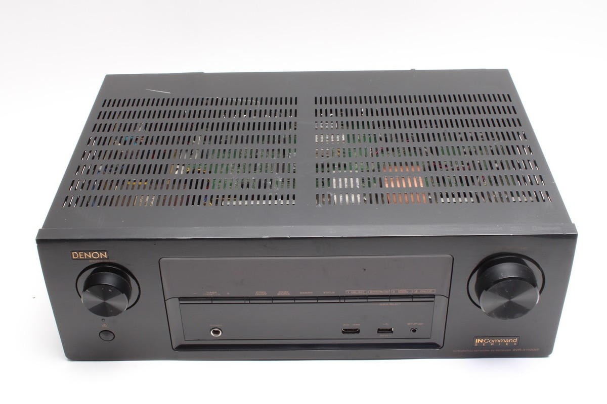 〚美品〛✦DENON AVアンプ AVR-X1100W リモコン付✦ Denon AVR-X1100W 7.2 Channel Integrated Network AV Receiver - Fair