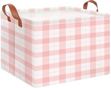 Rectangular Storage Basket Waterproof Bin for Bedroom Collapsible Organizer