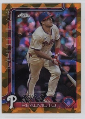 2025 Topps Chrome Sapphire Orange 10/25 JT Realmuto #2 10pz