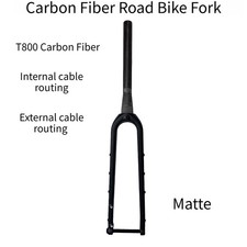 Forcella anteriore bici strada 700*50C interno/esterno cavo routing forcella carbonio