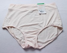 Warners Women's No Pinching High Waisted Microfiber Briefs NN7 Beige Large NWT