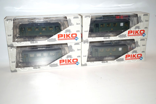 1:87 H0 Piko 53068 4 x Windbergaussichtswagen CSa12 DR Epoche III - TOP in OVP | Condition: Gebraucht