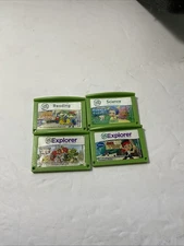 Leap Frog Leapster Explorer Leap Pad Learning Game Cartridges ~ Lot of 4