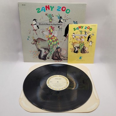 Zany Zoo Words & Music By Hap Palmer Educational Activities Vinyl Complete Book