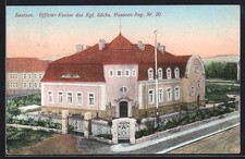 Bautzen, Offizier-Kasino des Kgl. Sächs. Husaren-Reg. Nr. 20, Ansichtskarte 191