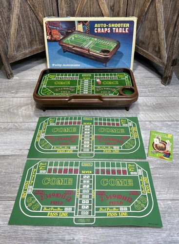 Vintage Waco Auto-Shooter Craps Table Automatic Dice Roller - Works GREAT!