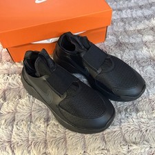 Nike Flex Running Black Slip On Sneakers Size 2y