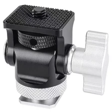 Field Monitor Mount Holder, Cold Shoe, Swivel, Tilt, 1/4 Screw, 5 7 Monitor