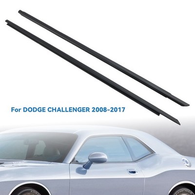 2pcs Front Door Window Belt Weatherstrip Für DODGE CHALLENGER 2008-2017