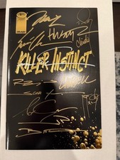 Killer Instinct Tour Signed RARE Gold Variant Cover 1993 Image Comics 🔥