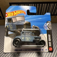Hot Wheels Ford Model A Custom Th Treasure Hunt 31 2026 Mint Short Card Blue Hot Wheels Ford Model A Custom Th Treasure Hunt 31 2026 Mint Short Card Blue