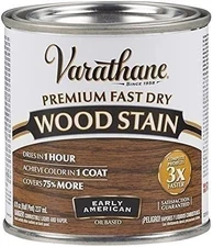 Varathane 262024 Premium Fast Dry Wood Stain, Half Pint, Early American