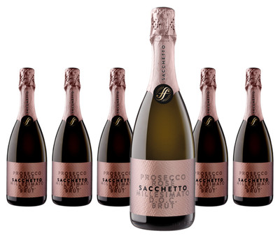 6 x Sacchetto Rosé Brut Prosecco DOC   2025