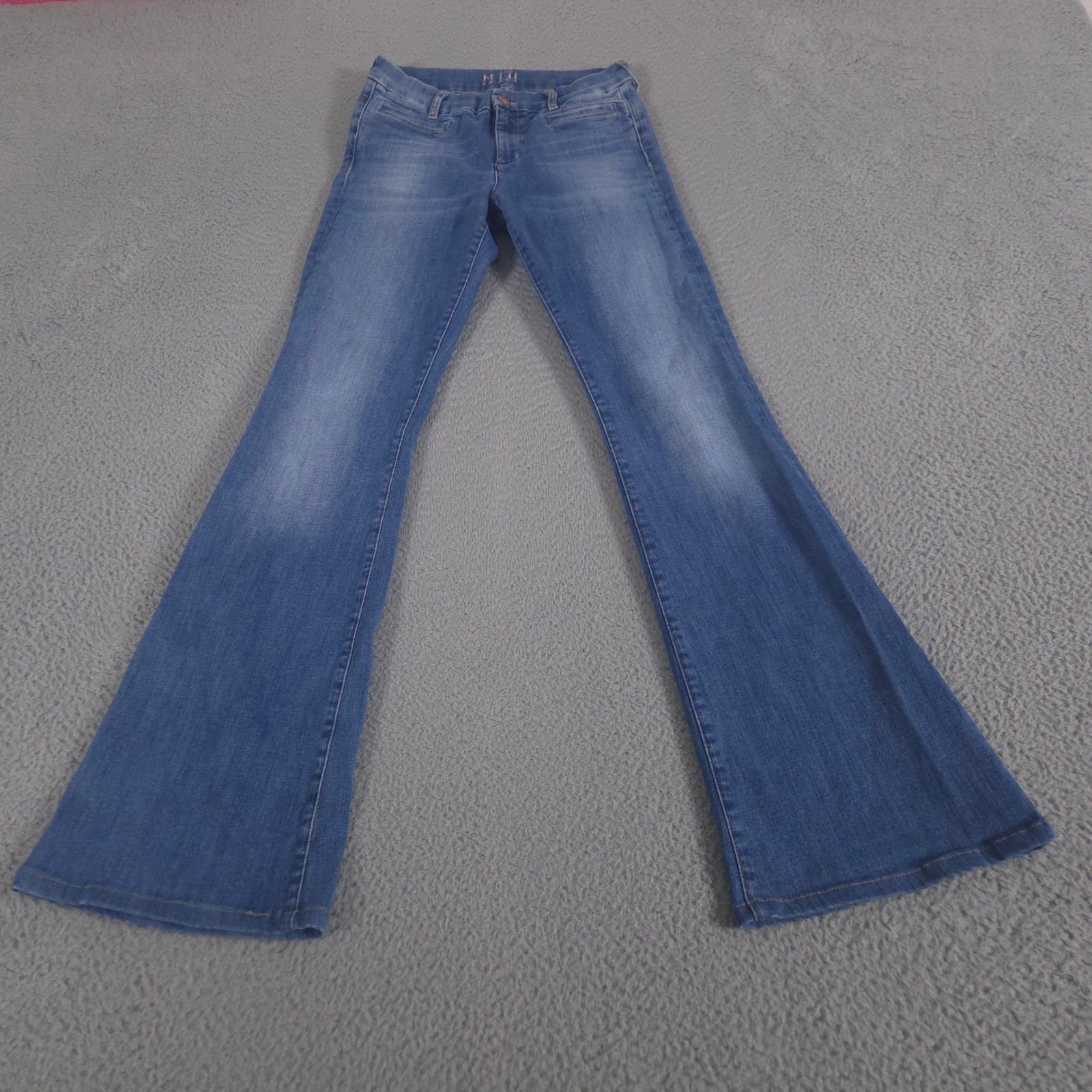 Anthropologie MiH Jeans Womens 26 Marrakesh High Rise Kick Flare Bee Wash Denim