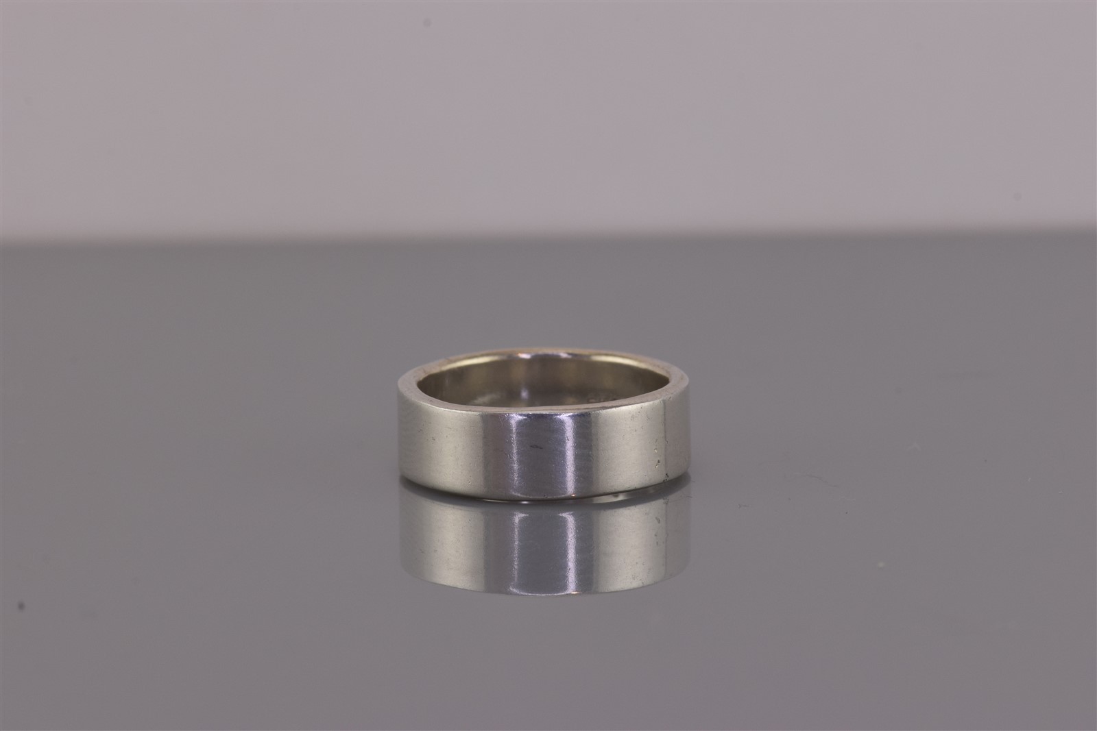 Sterling Silver 6mm Flat Sided Solid Cuff Band Ri… - image 4