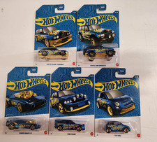 Mix 2 * 5 Car Set * 2026 Hot Wheels Pearl & Chrome 58th Anniversary Case K HE30