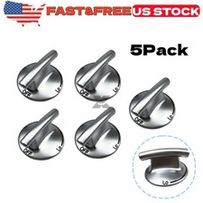 New Burner Knob  5 Pieces  Fits For Jenn Air Range 7733P410-60 74007733