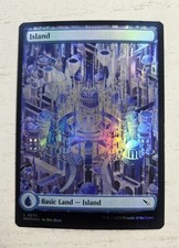 Island #273 FOIL Full Art Murders at Karlov Manor Magic Card Land NM MTG