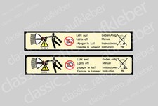 Xenon Warning Sticker Label Compatible With E39 E46 Usa Euro Spec Xenon Warning Sticker Label Compatible With E39 E46 Usa Euro Spec