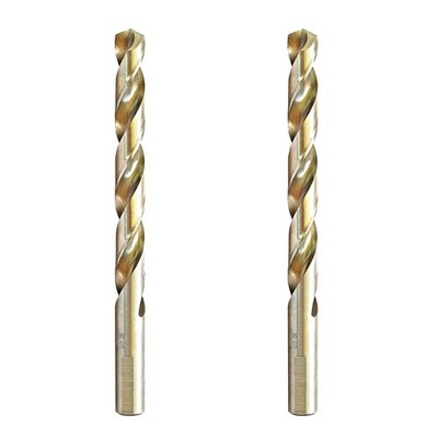 MAXTOOL 7/16 2pcs Identical Jobber Length Drills HSS M2 Twist Drill Bits Fully G