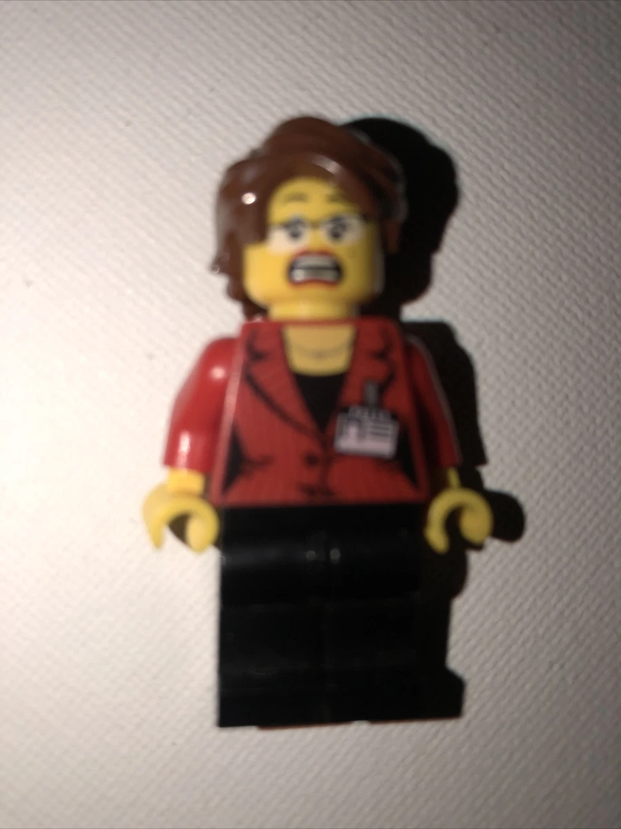 Lego Town Hall Female Press Woman Reporter Lady Minifigure Excellent condition
