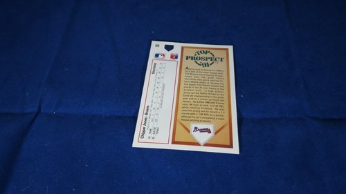 Chipper JONES ROOKIE CARD 1991 Upper Deck Top Prospect ATLANTA BRAVES RC - Picture 2 of 3