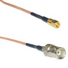 RG316 SMC FEMALE to BNC FEMALE RF Cable Rapid-SHIP LOT