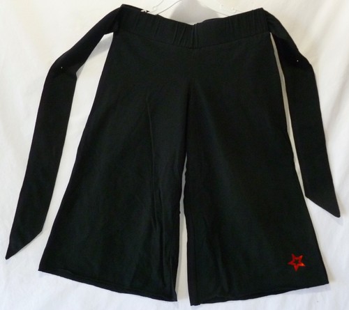 Gauchos Cropped Pants Black small (8) by American Girl 95% Cotton 5% Spandex - Picture 1 of 3