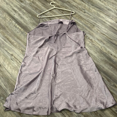 VTG 90's Avon Intimates Women's Lilac Shiny Silky Satin Strapped