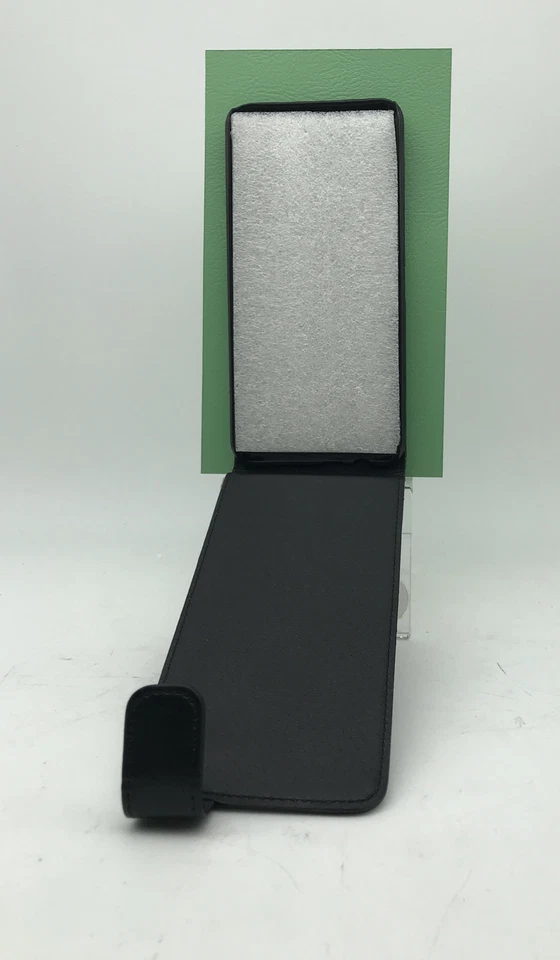 Cover Case FORCELL FLIP Verticale per HTC One M9+ Pelle Nera - Immagine 3 di 4