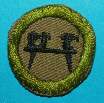 WOOD TURNING TYPE C MERIT BADGE - BOY SCOUTS - 9025 eBay