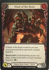 Mark of the Beast Non Foil - Flesh and Blood, Monarch Unlimited