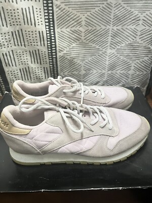 women's reebok classic lilac purple tennis shoe size $8