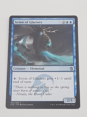 Magic the Gathering Einzelkarte Scion of Glaciers bespielt