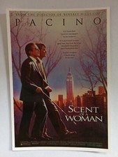 carte postale Scent of a woman le temps d'un weekend Al Pacino Chris O'Donnell