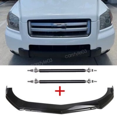 Car Body Trims Front Bumper Lip Spoiler Splitter Kits For Honda Civic LX Pilot