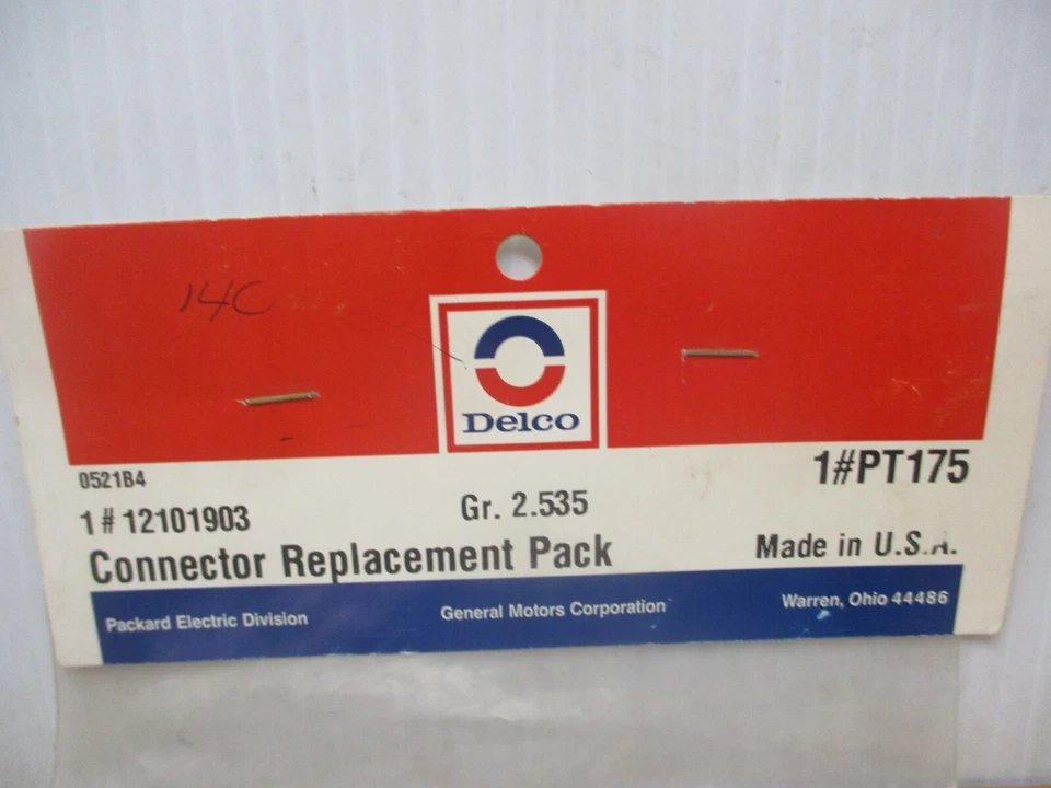 PT175 AC Delco 12101903 Dome Light CONNECTOR - Image 2 of 2