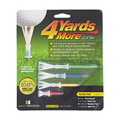 Green Keepers 4 Yards mehr Golf-Tees | weniger Reibung, geringerer Spin - mehr Abstand