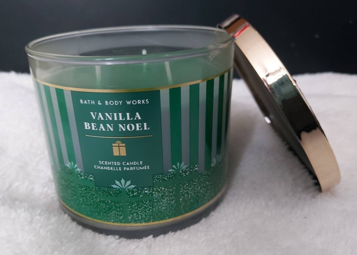 Bath And Body Works Vanilla Bean Noel 3-Wick Candle oz