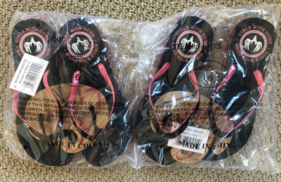 GWG Girls With Guns Flip Flops Pink Ladies Size 6 GWG66038( 2