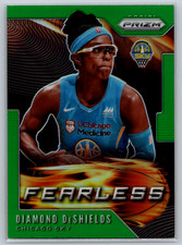 Diamond DeShields 2020 Panini Prizm WNBA Fearless Green Prizm #12 Chicago Sky