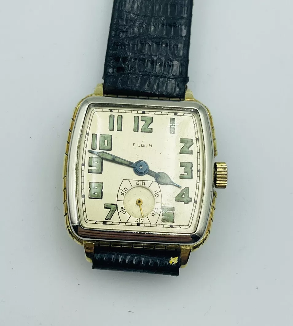 Elgin top watch ebay