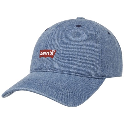 LEVIS Housemark Denim Cap Basecap Baseballcap Curved Brim Strapback
