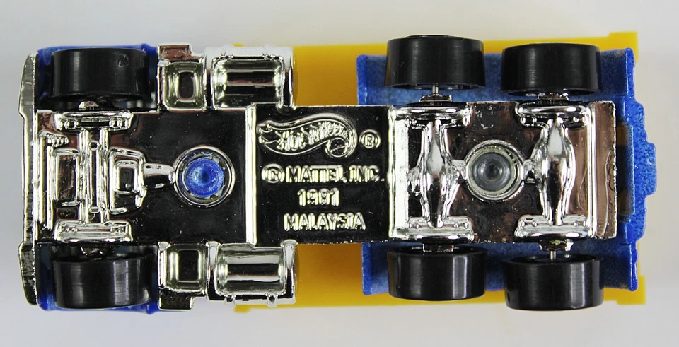 Camión de estacas/ganado azul Hot Wheels escala 1:64 1981 Foto 4 de 4