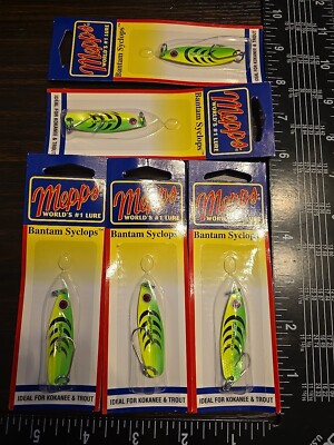 5 - Mepps Bantam Syclops Spoons - 1/8 oz