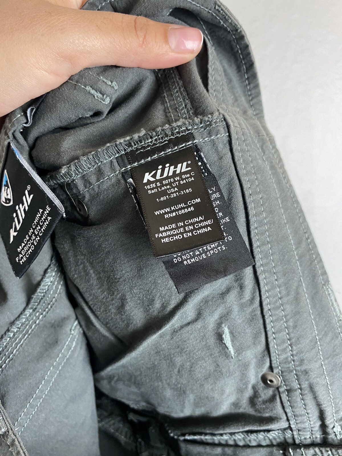 Kuhl Splash Cargo Shorts Womens Vintage Patina Dye Gr… Gem