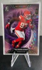 2023 Wild Card Wildchrome Encased Felix Anudike-Uzomah Pink Refractor 1/1 WCF-PR