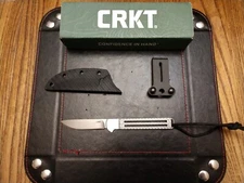 CRKT Testy Fixed Blade Knife 2.38" 420J2 SS Blade Multi- Postion Sheath 1.1 oz